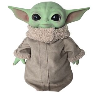 Mattel Grogu Baby Yoda Plush 12" Star Wars Mandalorian The Child Sci Fi Alien